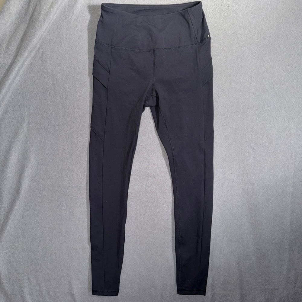 Avalanche Small Black High Waisted Pocket Leggings Gorpcore Hiking Activewear